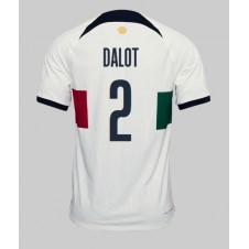 Portugal Diogo Dalot #2 Bortedrakt VM 2022 Kortermet